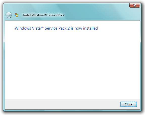 How To Check If Vista Service Pack 1 Is Installed