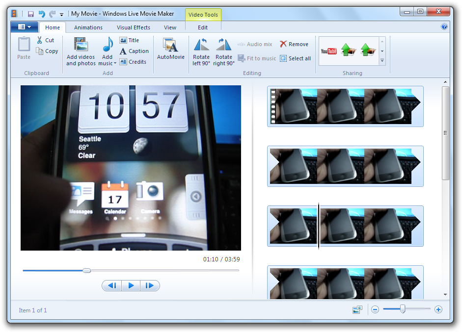 Download Windows Live Movie Maker 2009 for Windows 7 