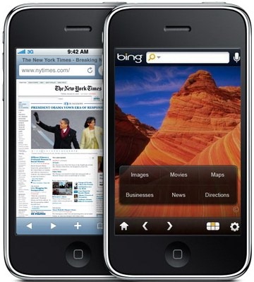 Bing iPhone
