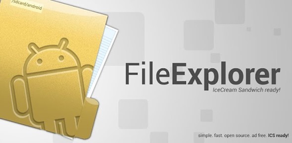 File Explorer Android splash