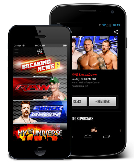 WWE iPhone Android