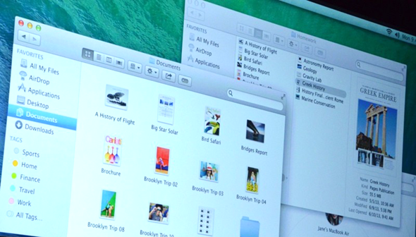 Mac OS X 10.9 Mavericks, buscador de pestañas