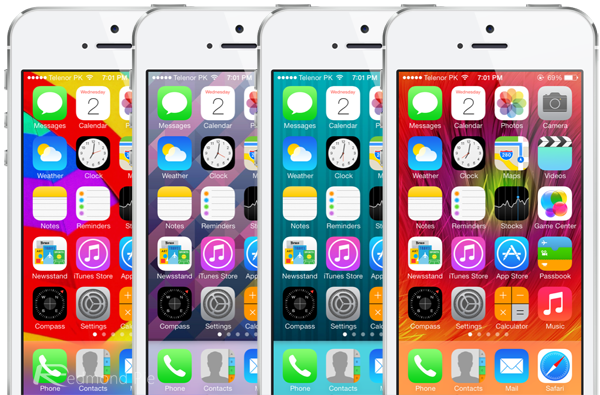 iOS 7 wallpapers