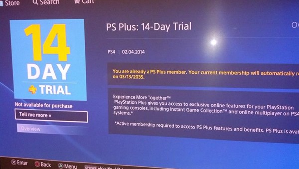 PlayStation Plus Glitch Lets PS4 Users Extend The 14Day Trial