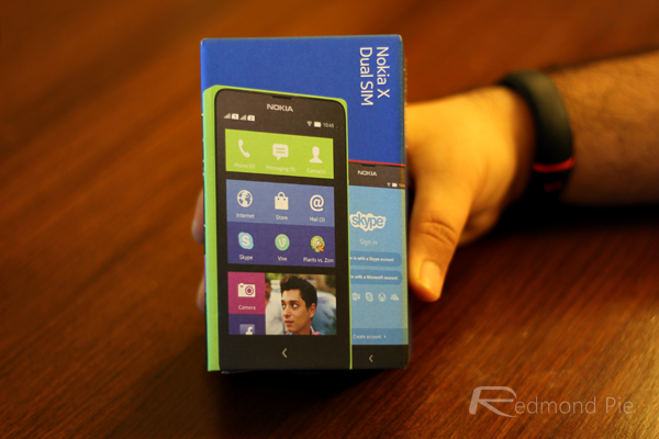 Nokia X box front