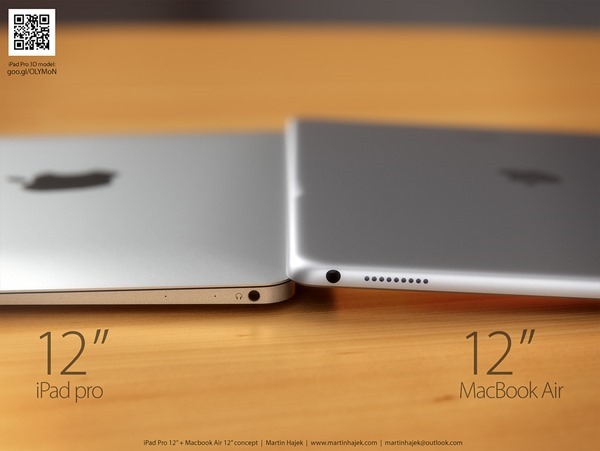 Más imágenes conceptuales de la MacBook Air 12 y iPad Air Plus