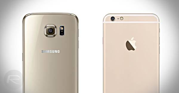 Galaxy S6 vs iPhone 6 back main