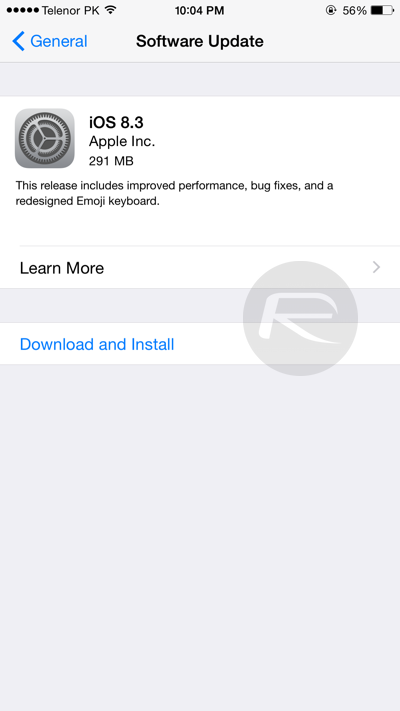 Download Links Of iOS 8.3 final