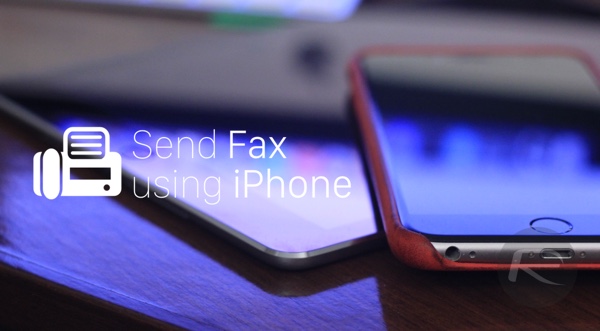 iPhone Fax main