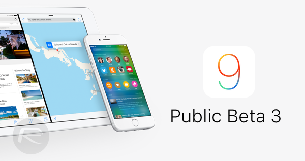 Apple Releases iOS 9 Public Beta 3