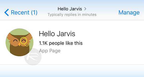 Say Hello To Jarvis, A Facebook Messenger Chat Bot That Can Set Reminders For You