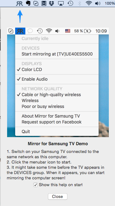 Mirror for Samsung TV 2.2.4