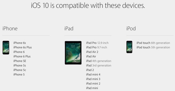 iOS 10 compatibility