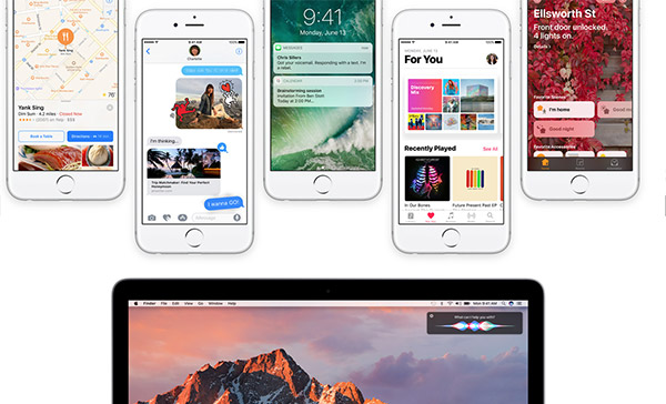 iOS 10 macOS Sierra