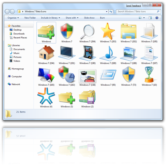 Windows 7 Beta - Icon Pack