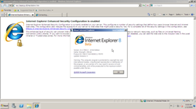 Windows Server 2008 R2 - IE8