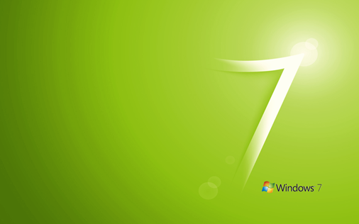 Windows 7 Green WLogo