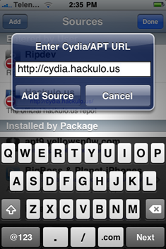 Cydia - MobileInstallation Patch