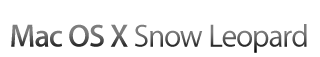 Mac OS X Snow Leopard logo
