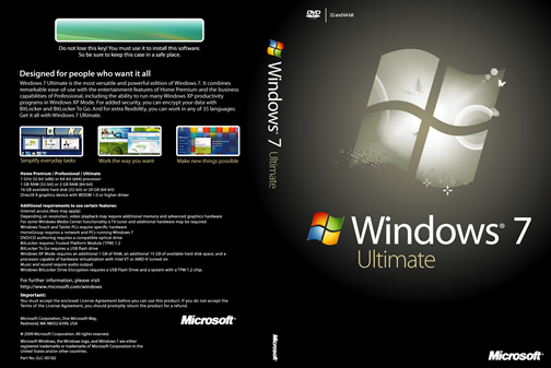 Windows 7 DVD Cover