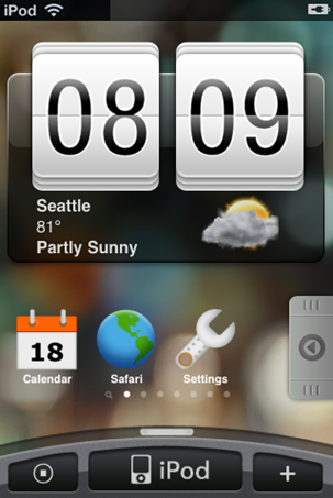 HTC Sense UI for iPod Touch