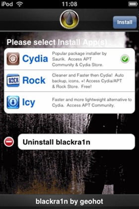 Jailbreak iPod touch 3.1.2