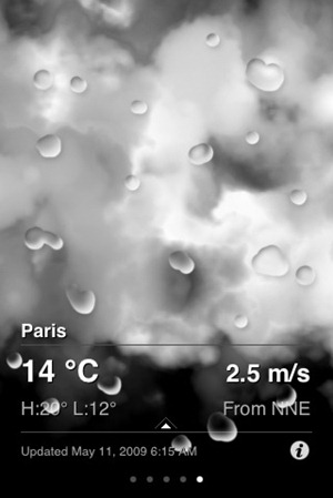 HTC Sense like Weather App for iPhone