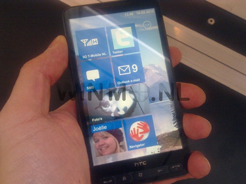 Windows Phone 7 Series on HD2