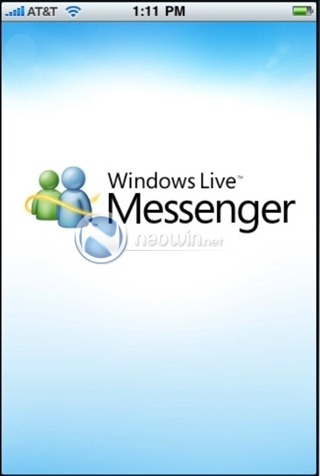 Windows Live Messegner for iPhone (1)