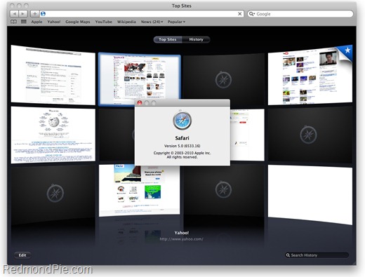 Safari 5 on Mac