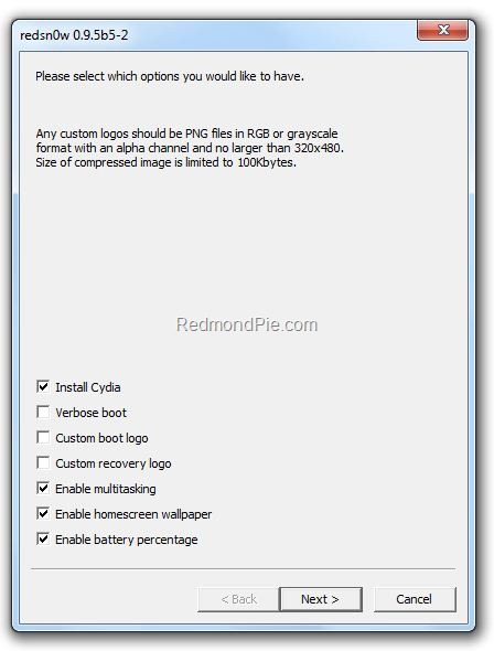 iOS 4.0 Jailbreak Redsn0w 0.9.5
