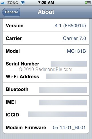 iOS 4.1 05.14.01_BL01 Baseband