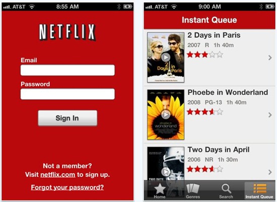 Netflix for iPhone and iPod touch