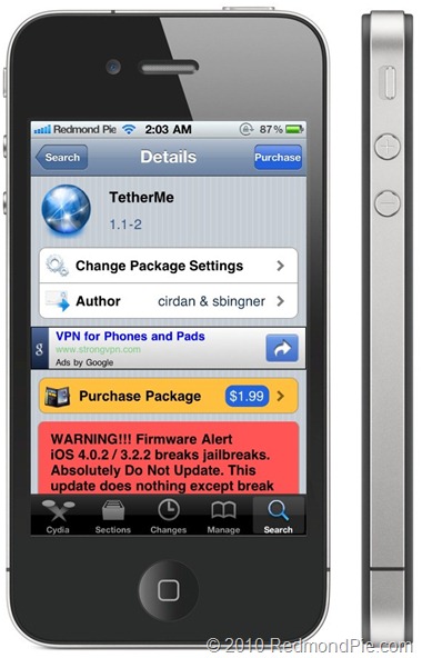 TetherMe - iPhone 4