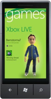 Xbox LIVE on Windows Phone 7