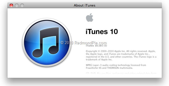 iTunes 10.1 Beta