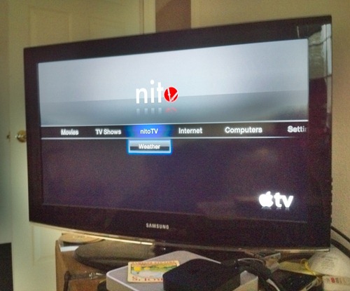NitoTV Weather App for Apple TV 2G