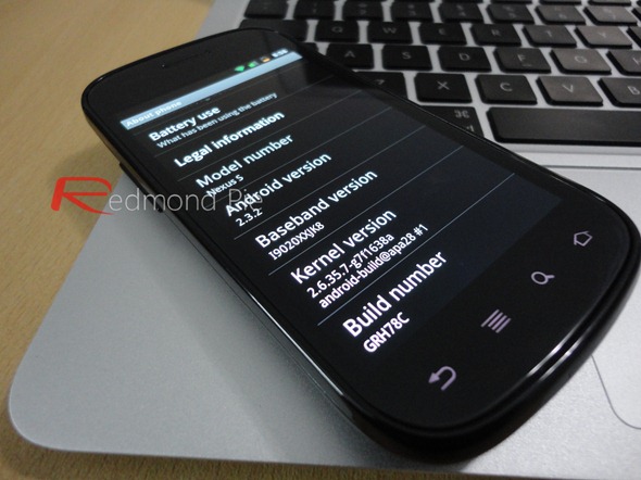 Android 2.3.2 on Nexus S