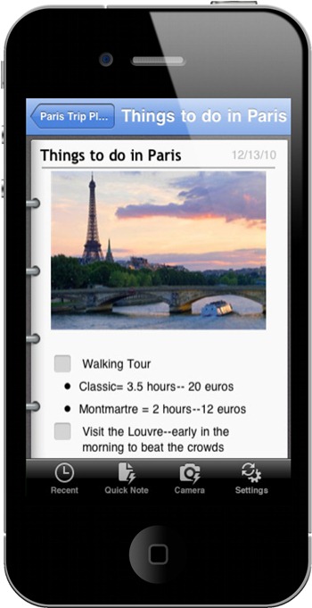 OneNote for iPhone