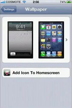 Add Icon To Homescreen