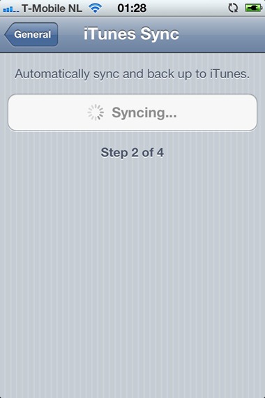 iTunes Wireless Sync