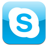 Skype logo iOS