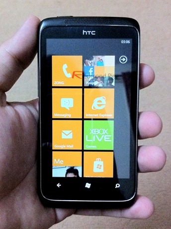 Windows Phone Mango HTC 7 Trophy