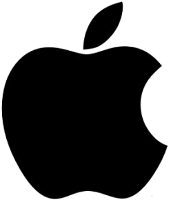 Apple Logo Black