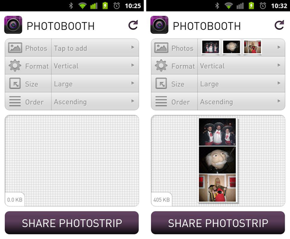 photobooth screens