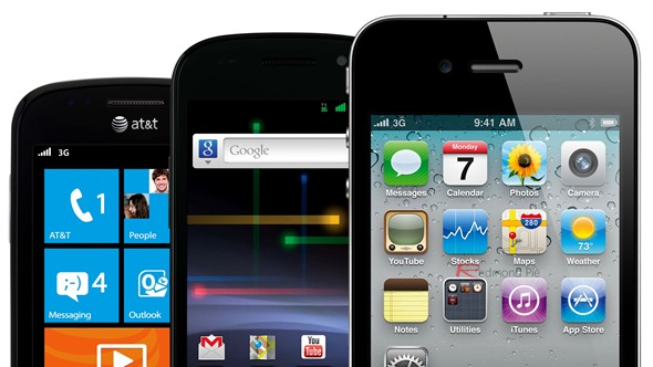 iPhone Android WP7
