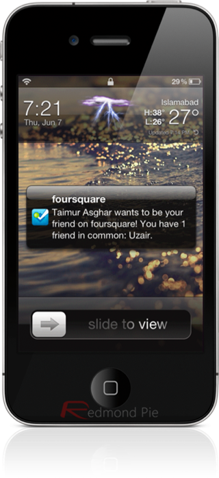 Foursquare5 push