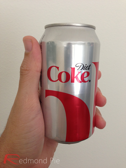 iPhone 5 day light coke can