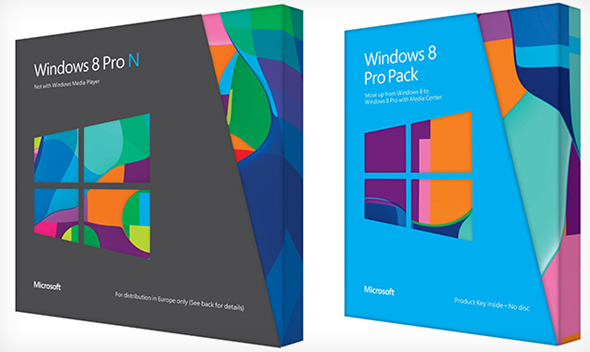 Windows 8 packaging