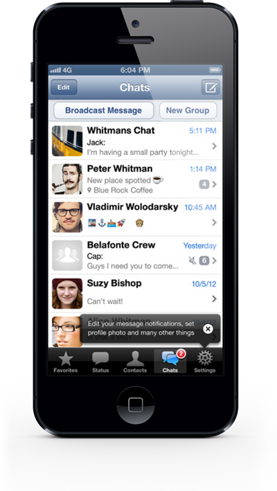 Whatsapp For Ios Finally Updated With Support For Iphone 5 And Ios 6 Redmond Pie